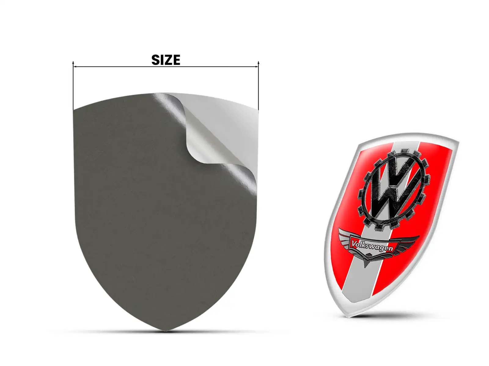 VW Bumper Sticker Printing Style Premium Customizable